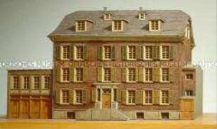 Modell des Geburtshauses von Friedrich Engels in (Wuppertal-) Barmen (Zustand um 1820)