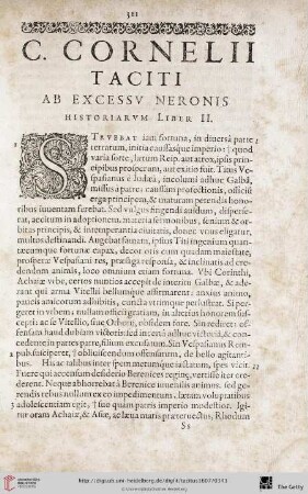 Ab excessiv Neronis historiarum Liber II.