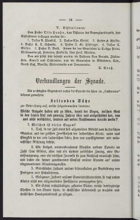 44-47, Leitenden Sätze