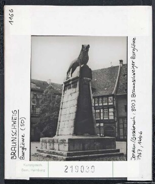 Braunschweig: Burglöwe, 1166