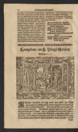 Evangelium/ am H. Pfingst-Dienstag. ...