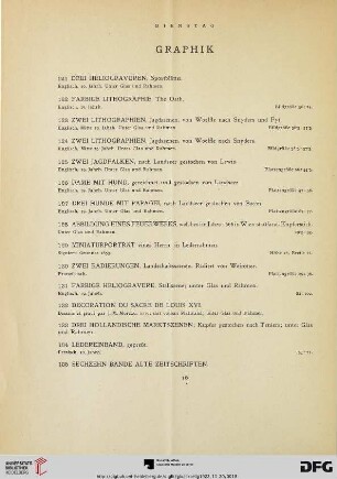 Graphik (Nr. 121-181)