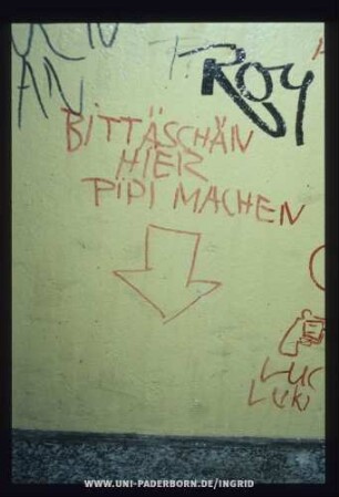 BiTTÄSCHÄN HiER PiPI MACHEN