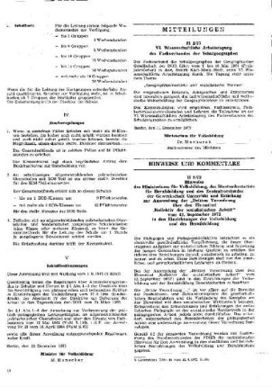 VI. Wissenschaftliche Arbeitstagung des Fachverbandes der Schulgeographen : 2/73 ; [Mitteilungen]