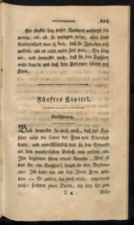 Fünftes Kapitel. Entführung.