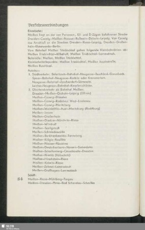 Verkehrsverbindungen, Postämter, Theater, Lichtspielhäuser, Jugendherberge