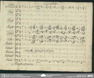 Quartetto: "Volate spospiri intorno al mio bene"