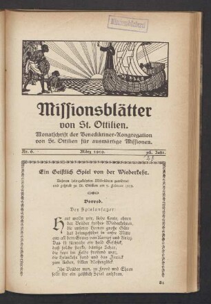 Nr. 6. Märs 1919 23. Jahr