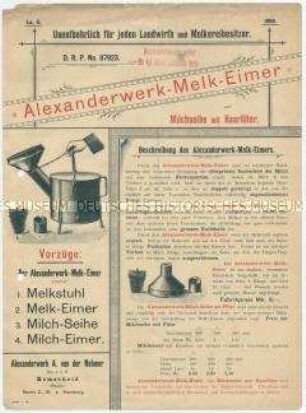 Alexanderwerk-Melk-Eimer