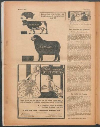 Reses sacrificadas en los frigoríficos y saladeros del país, para la exportación, durante el año 1917.
