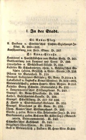 Führer durch und um Augsburg für die Besucher der Industrie-Ausstellung