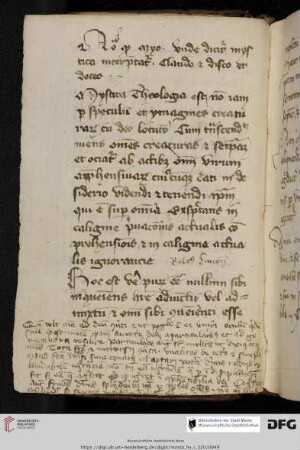 Robertus Grosseteste, Commentarius super Mystica theologia Ps.-Dionysii Areopagitae