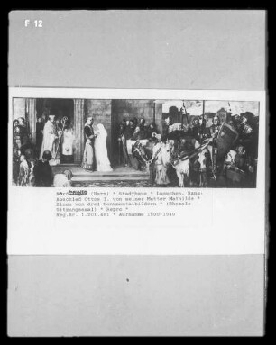 Abschied Ottos I. von seiner Mutter Mathilde