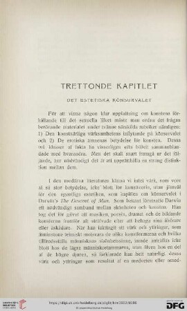 Trettonde Kapitlet: Det estetiska Könsurvalet