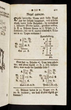 411-428, Regel quinque.