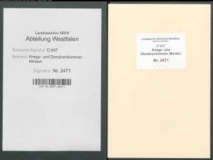 Erblicher Verkauf der Overmeyersmühle zu Oldentrup Nr. 2 (Amt Sparrenberg, Vogtei Heepen) - Band 3