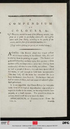 A compendium of colours etc.