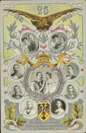 Zur Silberhochzeit Unseres Kaiserpaares - 27. Februar 1906.