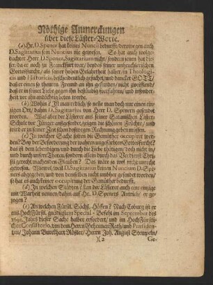 Nöthige Anmerckungen über diese Läster-Worte
