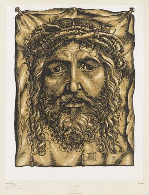 Großer Christuskopf mit Dornenkrone