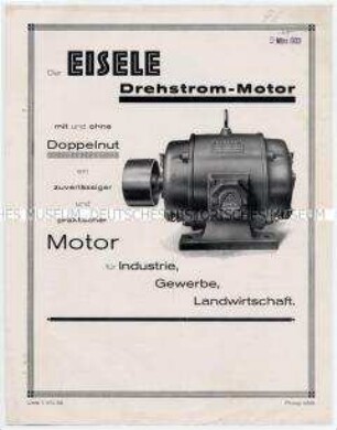 Drehstrommotoren der Firma Eisele