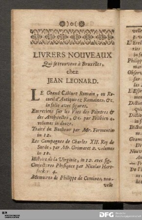 Livrers Nouveaux