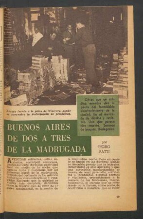 Buenso Aires de dos a tres de la madrugada