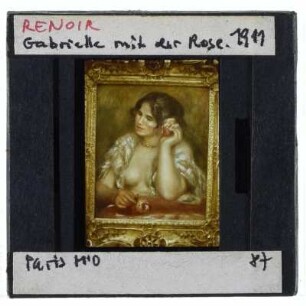 Renoir, Gabrielle mit der Rose