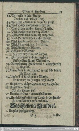 Das Zehente Hundert