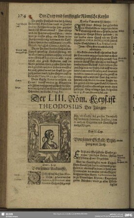 Der LIII. Röm. Keys. ist Theodosius Der Jünger
