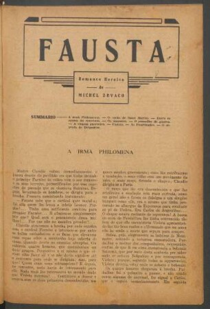 Fausta : Romance heróico