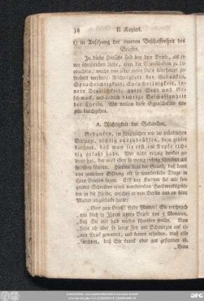 A. Richtigkeit der Gedanken.