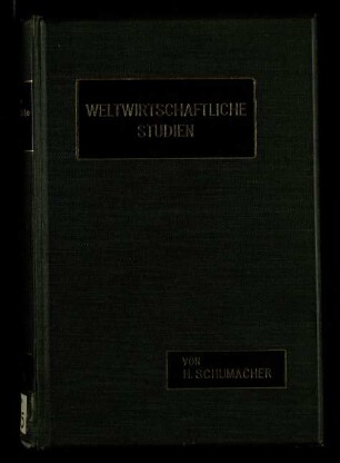 Weltwirtschaftliche Studien
