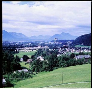 Salzburg: Blick vom Haus Sonnleitner auf Salzburg