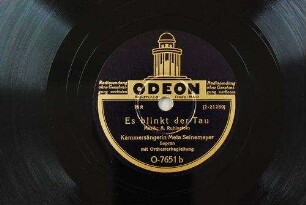 Es blinkt der Tau / Musik: A. Rubinstein