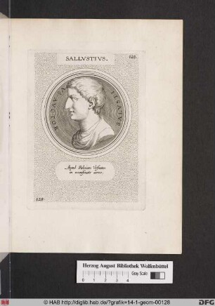 Porträt des Gaius Sallustius Crispus.
