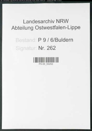 Sterberegister Standesamt Buldern