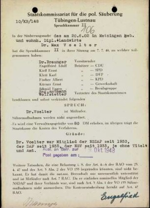 Völter, Max, Dr.