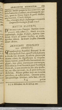Arnoldus Engelius Sev Angelus