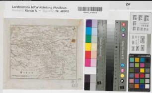 Mark, Grafschaft Territorialkarte (1779) 5 deutsche Meilen = 7,1 cm 15,5 x 10 Stich B 330