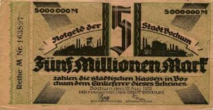 Notgeld - 5 Millionen Mark