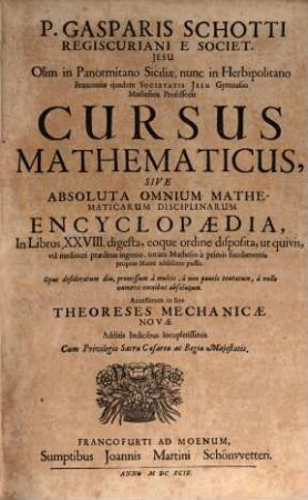 Cursus mathematicus