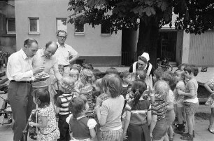 100jähriges Jubiläum des evangelischen Kindergartens der Johannispfarrei in der Luisenstraße 53