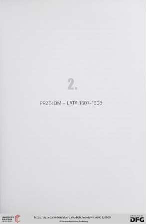 2. Przełom – lata 1607-1608