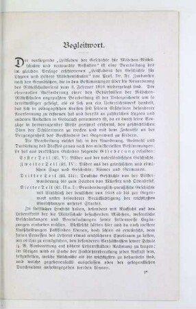 Begleitwort