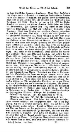 Werth der Dinge, (s. Art. Urtheile darüber)