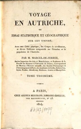 Voyage en Autriche. T. 3 (1814)