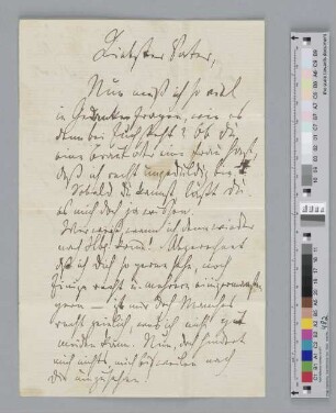Brief an Johann Jacob Brahms