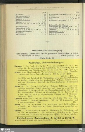 Druckfehler-Berichtigung