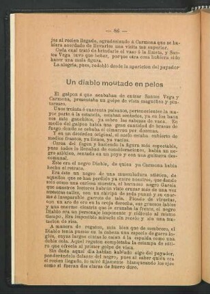 Un diablo montado en pelos